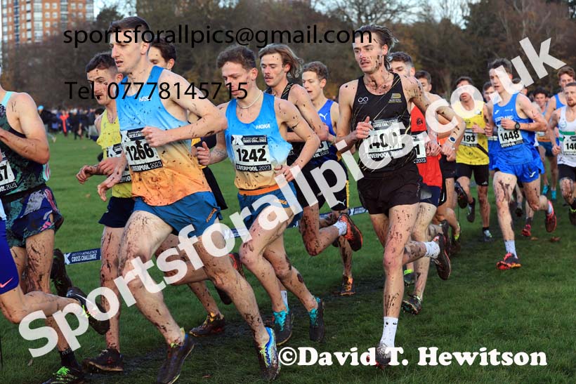 Senior Men and Under-23s, 2023 British Athletics Cross Challenge, Sefton Park, Liverpool. Photo: David T. Hewitson/Sports for All Pics